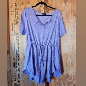 Lavender Short Sleeve Romper